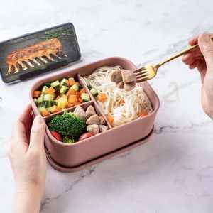 Fiambrera de silicona ecológica reutilizable, contenedor de comida plegable con tapa para Vasos - Product Image 3