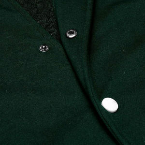 Custom Premium Retro Wear Resistant Embroidered Stand Horn Button Varsity <b>Jacket</b> <b>Men</b> Designed <b>Baseball</b> Uniform Front - Product Image 5
