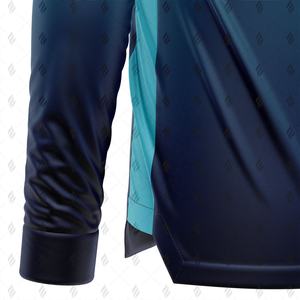 เสื้อโปโลผู้ชายแบบสวมครึ่งซิปขายดีที่สุด ผลิตจากผ้าฟลีซโพลีเอสเตอร์เนื้อนุ่ม ลายเรียบ แห้งเร็ว เหมาะสำหรับฤดูหนาว - Product Image 6