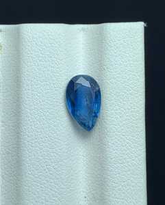 Piedra de Cianita Africana Natural, Corte Pera, Color Azul, Piedra de Cianita Suelta para Joyería y Colección - Product Image 6