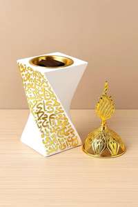 Quemador de Incienso Árabe de Resina de Alta Calidad para Decoración del Hogar, Bodas y Festividades - Artesanía de Arte y Cultura - Product Image 5