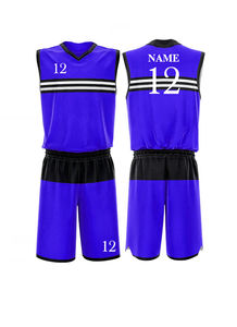 Uniformes de basket-ball en maille respirante de haute qualité OEM pour hommes, unisexes, personnalisables par sublimation avec logo, tous les exigences satisfoies - Product Image 3