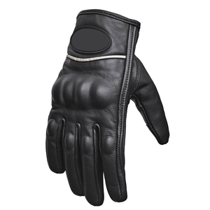 Gants de moto en cuir unisexes, à doigts entiers, compatibles avec les écrans tactiles, coupe-vent, pour la pratique du motocross en hiver - Product Image 6