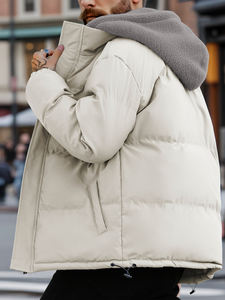 Chaqueta de Invierno para Hombre, Chaqueta Acolchada Gruesa, Parka, Chaqueta de Esquí para Hombre, Chaqueta de Plumón Resistente al Viento, Chaqueta de Forro Polar para Hombre - Product Image 5