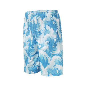 Shorts de plage d'été personnalisés avec logo en sublimation intégrale pour hommes, produit tendance avec fermeture élastique à la taille, style décontracté - Product Image 3