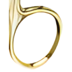 Ciseaux de coupe de fil dentaire universels manuels, ciseaux chirurgicaux courbés, poignée dorée, prise ergonomique, certifiés CE, pour gencives, micro, garantie 1 an - Product Image 4