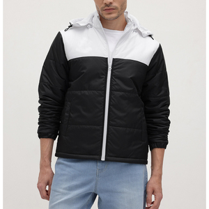 Veste matelassée coupe-vent pour homme avec logo personnalisé 2026, veste d'hiver rembourrée, veste de travail, veste d'extérieur matelassée de haute qualité - Product Image 1