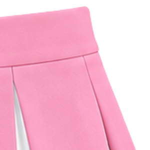 Jupe plissée rose clair, blanche et noire pour femme, taille haute, pour cheerleading, performance sportive, danse et uniforme de cheerleader - Product Image 4