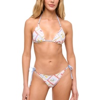Promo Bikini Custom Seksi Modis, Set Baju Renang Terpisah & Pakaian Pantai, Setelan Baju Renang Solid 2 potong untuk wanita