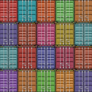 Conteneurs de transport maritimes en acier avec barres de verrouillage sécurisées et planchers durables pour le stockage de marchandises - Product Image 5