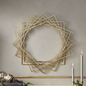 Panneau mural en métal original pour un intérieur élégant, sculpture murale moderne en fer, décoration suspendue au mur - Product Image 5