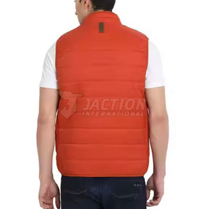 Nouveau design, col rabattu, veste d'hiver matelassée pour homme, sans manches, légère, veste d'hiver matelassée pour homme - Product Image 4