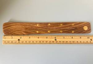 Porte-encens céleste en bois artisanal, tendance du moment - Product Image 5