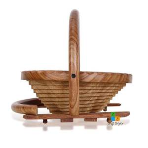 Panier en bois pour salon, panier en bois pour cuisine, panier en bois pour salle de bain, panier en bois pour chambre à coucher, panier en bois pour - Product Image 1