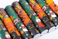 Umweltfreundliche, handgeworfene Konfettikanone mit individuellen Farben für Silvester, Weihnachten, Diwali, Abschlussfeier, Halloween und Geburtstag
