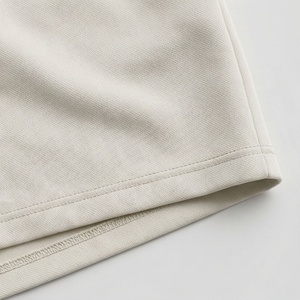 Ensemble décontracté en tricot 2 pièces pour femmes, t-shirt à manches courtes avec imprimé géométrique et short au-dessus du genou, coupe ample, vêtements de printemps et d'été - Product Image 6