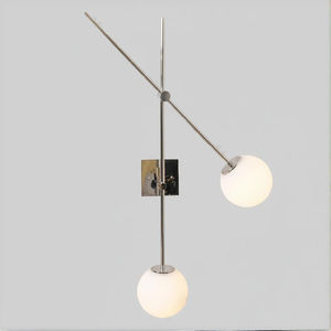 Pared de latón articulada de doble globo moderna, luz de pared LED de cobre de 220V para interior/exterior, hogar, sala de estar, dormitorio, apliques de pared - Product Image 4