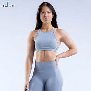 Soutien-gorge de sport pour fitness et course en extérieur, soutien-gorge de yoga haute performance, grande taille, léger, respirant, extensible dans quatre directions, logo frontal - Product Image 6