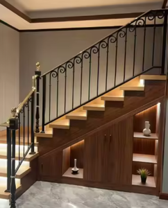 Decorative Stainless <b>Steel</b> Wrought Iron Scroll Panel for Stair <b>Railing</b> Balcony Gate Fence and Luxury Home Metalwork Design - Product Image 1