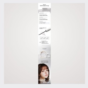 อุปกรณ์ต่อขนตา Ollio Korean K-Beauty Pearl Scara Shop ขนตาแบบเส้นเดี่ยว Wispy ผลิตในเกาหลี - Product Image 5
