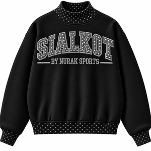 Sudadera de Invierno de Felpa con Cuello Alto y Corte Holgado para Mujer, Fabricante de Ropa OEM de Marca Privada Personalizada NURAK SPORTS - Product Image 3