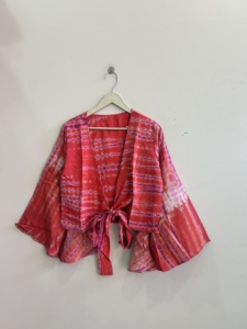 Handmade Tie and Dye <b>Silk</b> <b>Crop</b> <b>Top</b> For Women Summer Tank <b>Top</b> Women Blouse Vintage <b>Silk</b> <b>Top</b> - Product Image 5