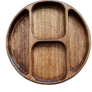 Luxury Artisanal Customizable Wooden Dinner Plates <b>Set</b> Sustainable Hand-Carved Tableware for Modern Rustic Kitchens Commercial - Product Image 5