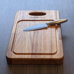 Tabla de Cortar Rectangular de Madera de Mango Hecha a Mano y Ecológica, Apta para Lavavajillas, Marca H a CRAFT - Product Image 6