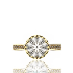 Anillo de Compromiso de Diamante Moissanite de Lujo con Color Personalizable, Joyería de Moda de Vietnam - Product Image 3