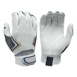 Fashionable Wholesale Trendy Price Professional Manufacturer Premium Quality Breathable Right-Handed <b>Hook</b> Loop Batting Gloves - Product Image 1
