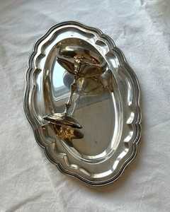 Assiette ovale italienne en acier inoxydable poli miroir, qualité alimentaire, personnalisable, pour servir les aliments sur table de fête - Product Image 6