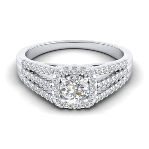 REYES Luxurious 925 Sterling Silver Moissanite Engagement Ring Exclusive Designer Wedding Jewelry at Wholesale Prices - Product Image 5