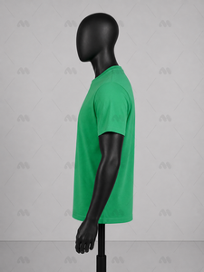 Men's <b>Green</b> 100% Cotton Jersey Short Sleeve O-Neck Regular Fit Casual <b>T</b>-<b>Shirt</b> Solid Blank Design Quick Dry & Breathable - Product Image 2