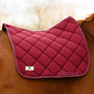 Tapis de selle pour cheval de haute qualité, couleur bordeaux, excellente qualité, pour dressage équestre. - Product Image 3