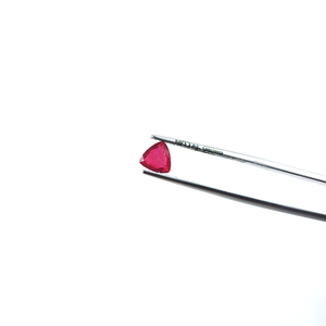 Natural Bangkok <b>Ruby</b> Calibrated 5mm Trillions, Natural Loose Faceted <b>Ruby</b> Gemstone For Jewelry Making Ready To Use - Product Image 2