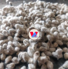 Fibres de coton peigné blanches en vrac, déchets textiles, matériau de rembourrage pour le rembourrage industriel, recyclage, VDELTA - Product Image 3