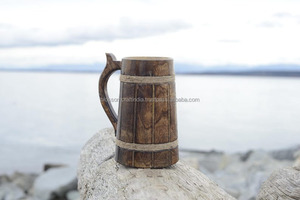 Taza de Café de Madera Estilo Rústico, Producto de Exportación de la Mejor Calidad de la India, Estilo Vintage Hecho a Mano, Decoración para Bebidas - Product Image 4