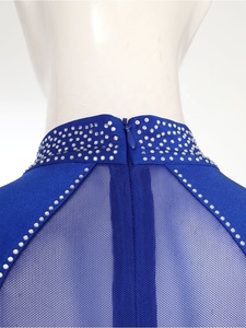 Combinaison une pièce de danse et de gymnastique pour femmes adultes, en Spandex, pour le patinage artistique et la danse - Product Image 4