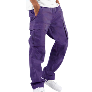 Customized Men's High Quality Sports Long <b>Cargo</b> Pants with Water-Proof Feature Safety Wear with Premium Pocket Style - Product Image 1