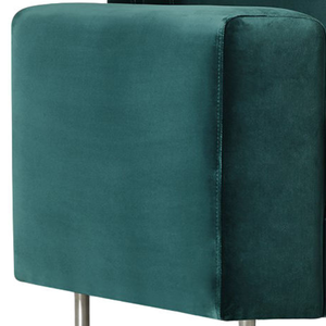 Modern Green <b>Sofa</b> Section with Solid Backrest Durable Wood Frame Sponge Filled Manual Recliner for Living Room & Home Office - Product Image 2