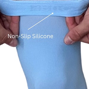 Manchons de compression longs pour les jambes en nylon et élasthanne, protection UV, pour softball et baseball, soutien du mollet et du genou, fabrication industrielle - Product Image 5