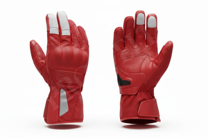 Nouveaux gants de moto sur mesure en cuir, protection tactile, antidérapants, respirants, équipement de sécurité pour motards. - Product Image 6