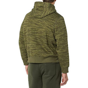 Sweat-shirt à capuche pour homme en mélange coton et polyester, motif tons océaniques, cordon de serrage à la capuche, poches latérales, streetwear, pull à capuche - Product Image 5