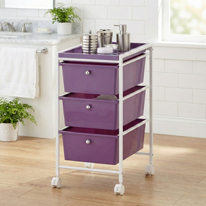 Étagères de rangement en acier chromé de haute qualité à 3 niveaux, design moderne, écologiques, pour salle de bain, multifonctionnelles, type sur pied - Product Image 6