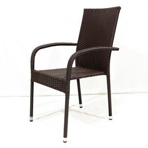 Traditional Rattan Durable <b>Stackable</b> Bistro Coffee <b>Chair</b> for Sports Venues Use - Product Image 4