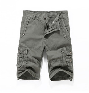 Pantalones Cortos Cargo de Alta Calidad para Hombre, Ropa Casual de Verano, Algodón Puro, Estampados, Ropa de Trabajo Informal, Pantalones Cortos Diarios para Hombre, 2026 - Product Image 2
