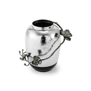 Vase Saleem International 2026, vase à fleurs design ginkgo, vase en métal feuille de ginkgo, vase doré feuille de ginkgo, vase en laiton feuille de ginkgo - Product Image 1