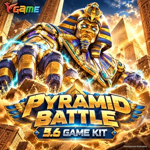 Kit de Juego de Disparos Piramidal Egipcio con Tablero de 5.6 para Proyectos de Arcade Multijugador - Product Image 1