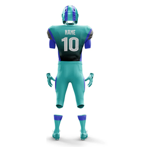 Direct Factory Supplier Custom Heat-Transfer Printed Plus Size Short Sleeve Breathable American Football Uniform New Design - Product Image 6
