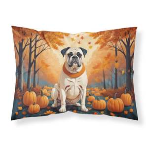 ปลอกหมอนตกแต่งลายบ็อกเซอร์สีขาวน้ำหนักเบาและนุ่มพิเศษดูแลง่ายขนาดมาตรฐาน - Product Image 1